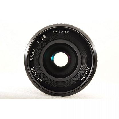 【中古】Nikon FE ブラック 35mm AI 35mm f/2.8 フィルムカメラ ニコン
