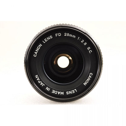 【中古】Canon A-1 ブラック パワーウインドA2 FD 28mm f/2.8 一眼レフ フィルムカメラ キヤノン
