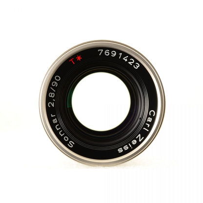 【中古】CONTAX Carl Zeiss Sonnar T* 90mm f/2.8 Gマウント 望遠レンズ コンタックス