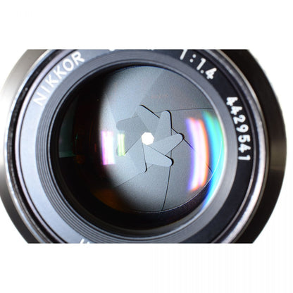 【中古】Nikon Ai NIKKOR 50mm f/1.4 標準単焦点 マニュアルフォーカスレンズ ニコン