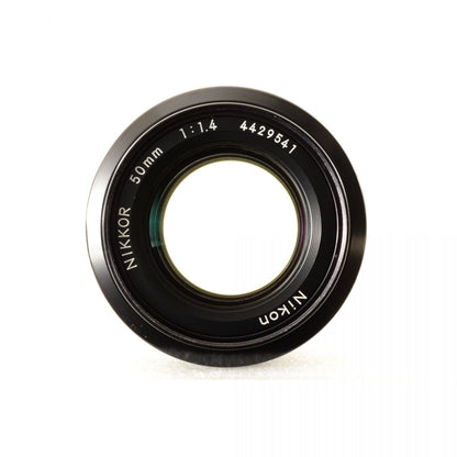 【中古】Nikon Ai NIKKOR 50mm f/1.4 標準単焦点 マニュアルフォーカスレンズ ニコン