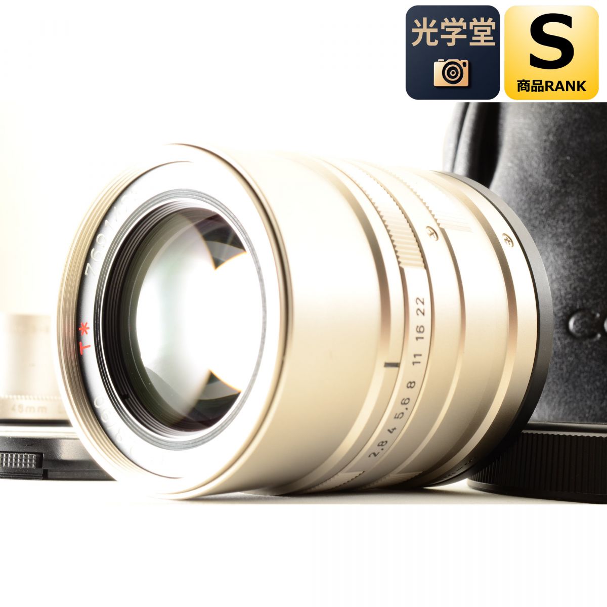 【中古】CONTAX Carl Zeiss Sonnar T* 90mm f/2.8 Gマウント 望遠レンズ コンタックス