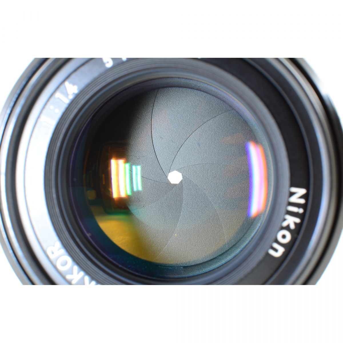 【中古】Nikon Ai-S NIKKOR 50mm f/1.4 標準単焦点 マニュアルフォーカスレンズ ニコン