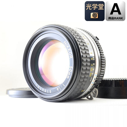 【中古】Nikon Ai-S NIKKOR 50mm f/1.4 標準単焦点 マニュアルフォーカスレンズ ニコン
