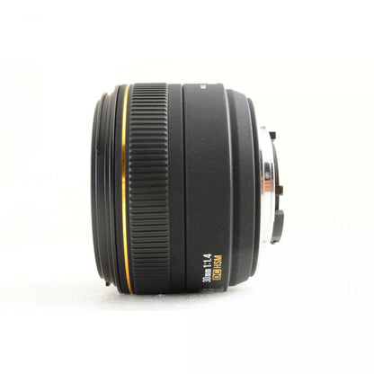 【中古】SIGMA 30mm f1.4 EX DC HSM 単焦点レンズ カメラ ニコン用レンズ 交換レンズ シグマ