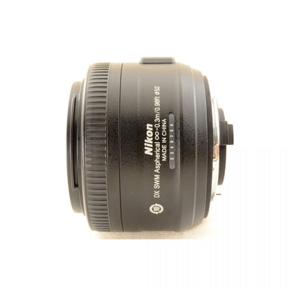 【中古】Nikon AF-S DX NIKKOR 35mm f1.8G 単焦点レンズ フード・元箱付 ニコン