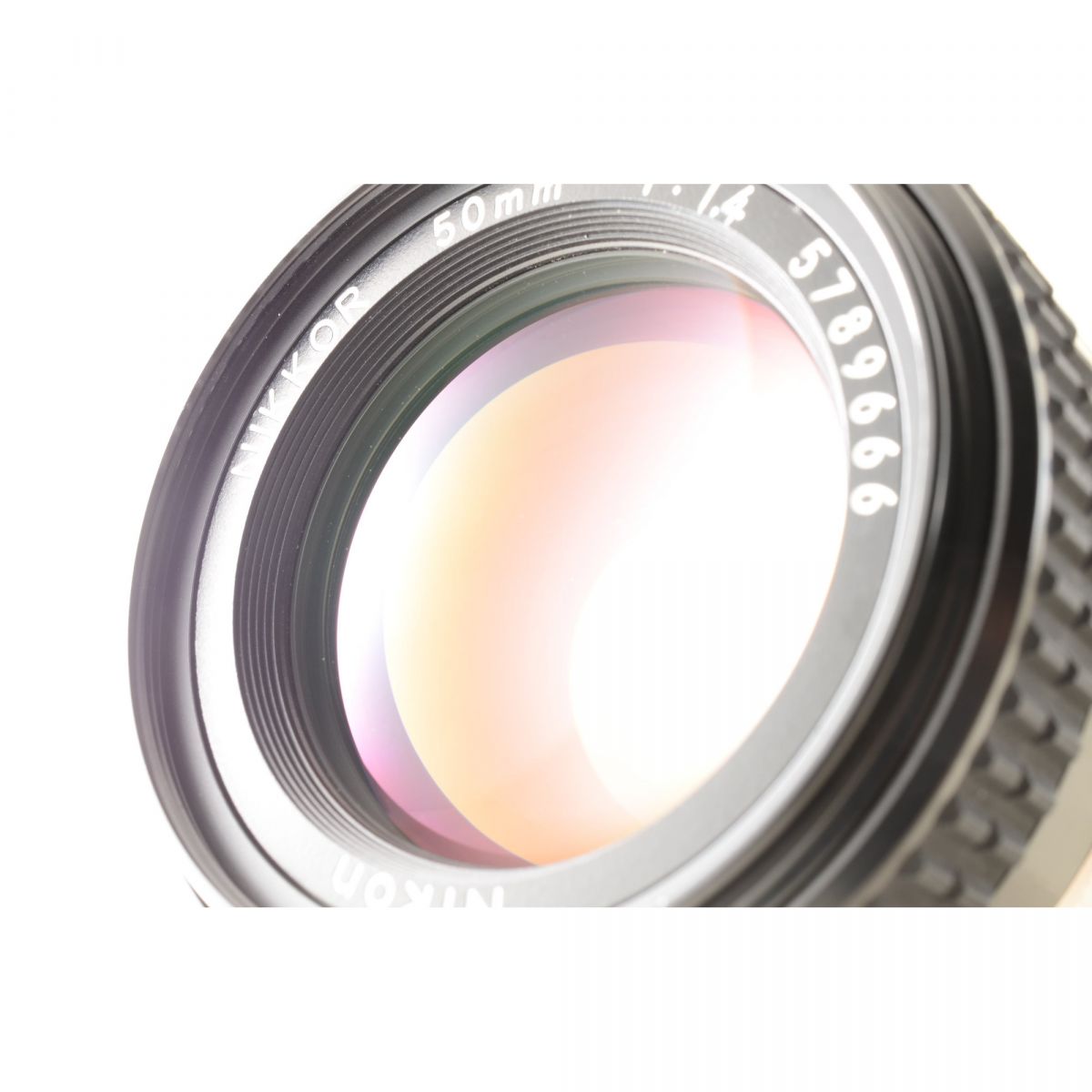【中古】Nikon Ai-S NIKKOR 50mm f1.4 単焦点 標準レンズ 元箱付 ニコン