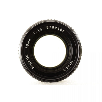 【中古】Nikon Ai-S NIKKOR 50mm f1.4 単焦点 標準レンズ 元箱付 ニコン