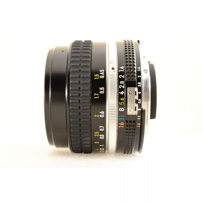 【中古】Nikon Ai-S NIKKOR 50mm f1.4 単焦点 標準レンズ 元箱付 ニコン
