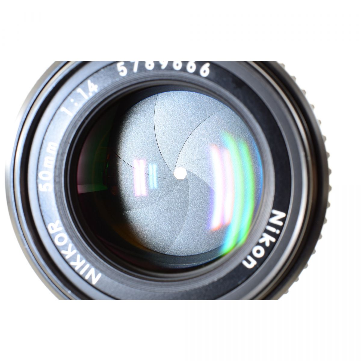 【中古】Nikon Ai-S NIKKOR 50mm f1.4 単焦点 標準レンズ 元箱付 ニコン