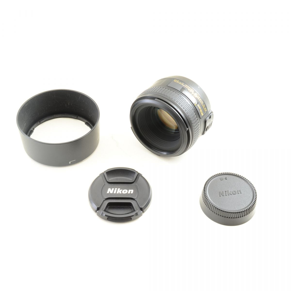 【中古】Nikon AF-S NIKKOR 50mm f/1.4G 単焦点 カメラレンズ 交換レンズ フード付 ニコン