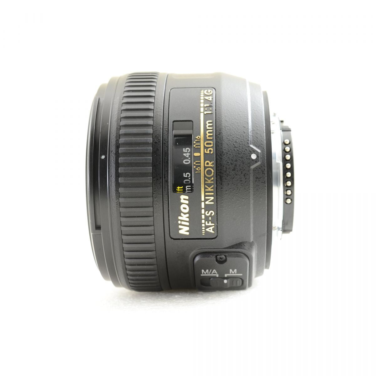 【中古】Nikon AF-S NIKKOR 50mm f/1.4G 単焦点 カメラレンズ 交換レンズ フード付 ニコン
