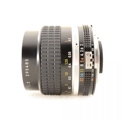 【中古】Nikon Ai-s Nikkor 35mm f2 広角 単焦点 カメラレンズ 交換レンズ フード付 ニコン