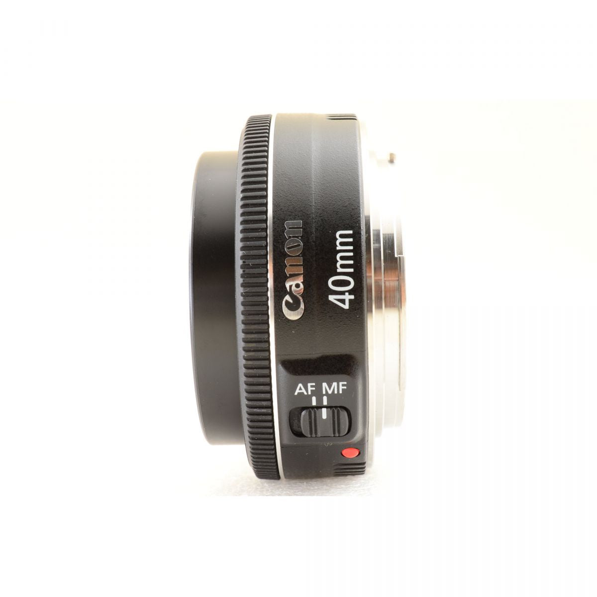 【中古】Canon EF 40mm f2.8 STM ブラック パンケーキ 単焦点 カメラレンズ 交換レンズ 元箱 キヤノン
