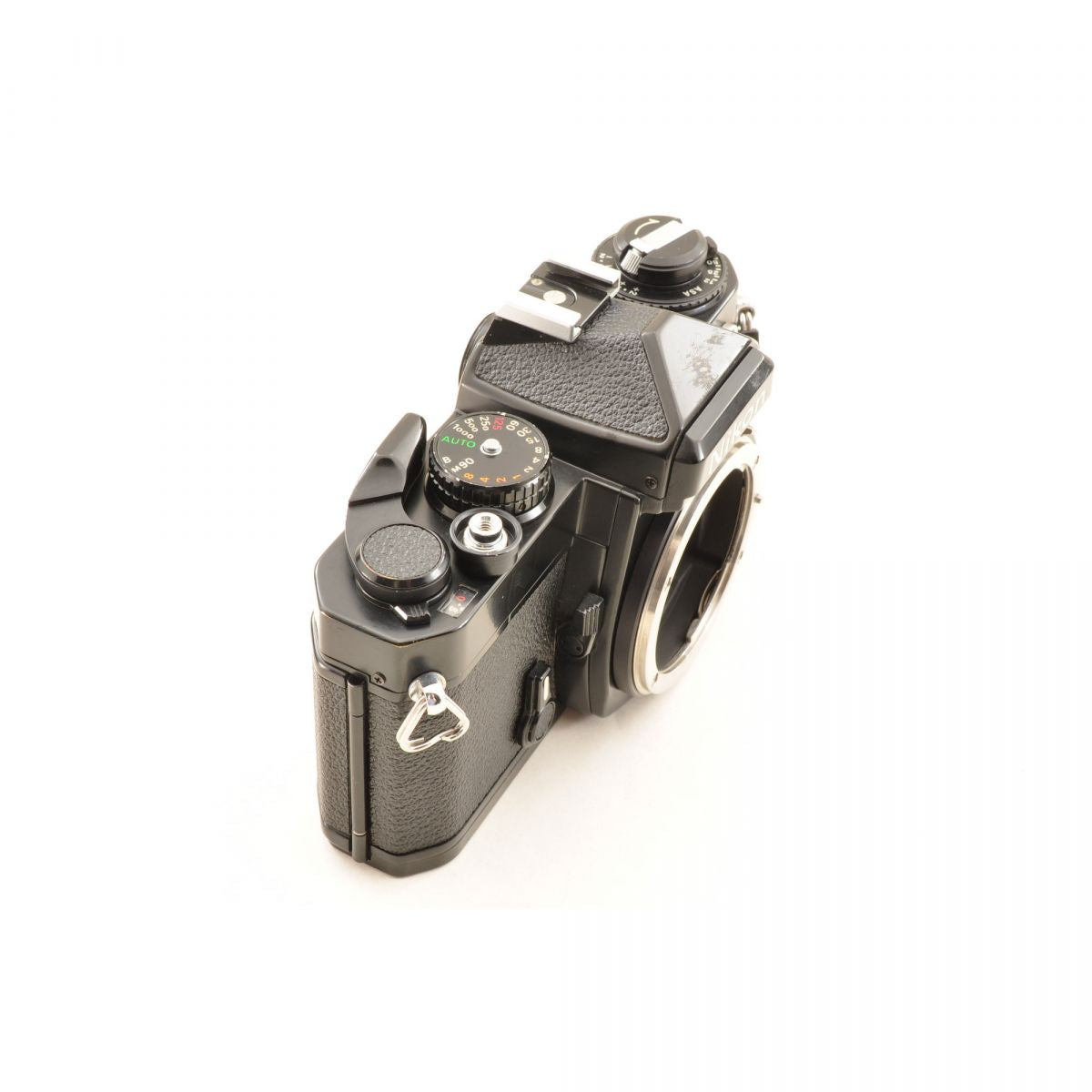 【中古】Nikon FE ブラック 一眼レフ フィルムカメラ 本体 Ai 24mm f2.8 広角 単焦点 レンズセット ニコン