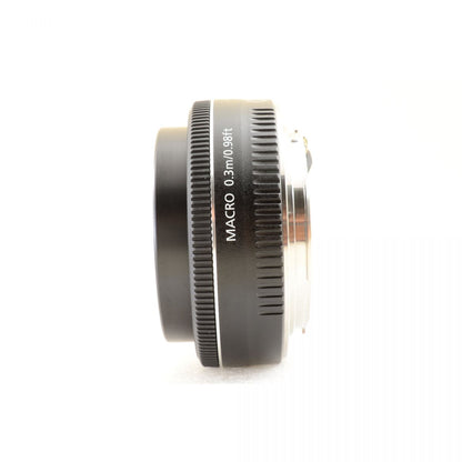 【中古】Canon EF 40mm f2.8 STM ブラック パンケーキ 単焦点 カメラレンズ 交換レンズ 元箱 キヤノン