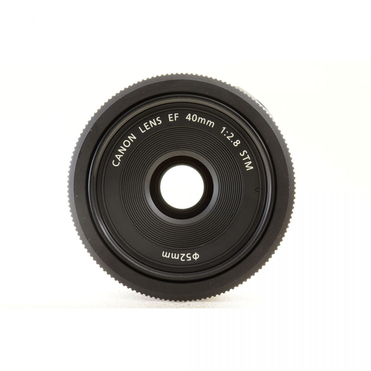 【中古】Canon EF 40mm f2.8 STM ブラック パンケーキ 単焦点 カメラレンズ 交換レンズ 元箱 キヤノン