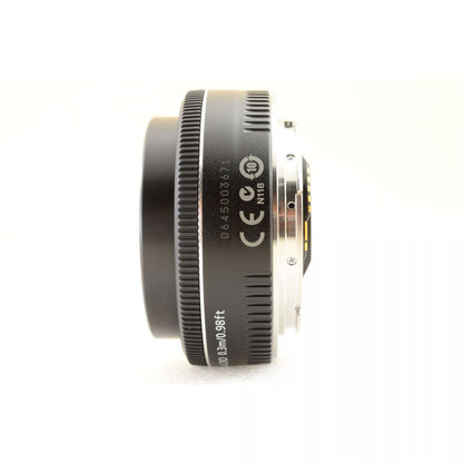 【中古】Canon EF 40mm f2.8 STM ブラック パンケーキ 単焦点 カメラレンズ 交換レンズ 元箱 キヤノン