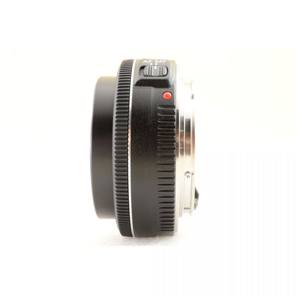 【中古】Canon EF 40mm f2.8 STM ブラック パンケーキ 単焦点 カメラレンズ 交換レンズ 元箱 キヤノン
