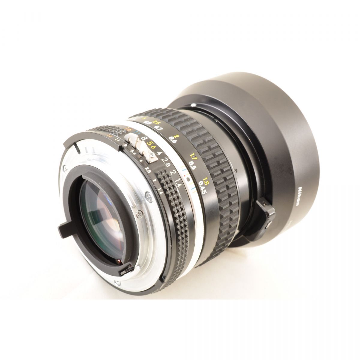 【中古】Nikon Ai-S NIKKOR 50mm f/1.4 フード付 単焦点 カメラレンズ 交換レンズ ニコン