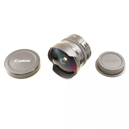 【中古】Canon EF 15mm f/2.8 フィッシュアイ 単焦点 魚眼レンズ キャノン