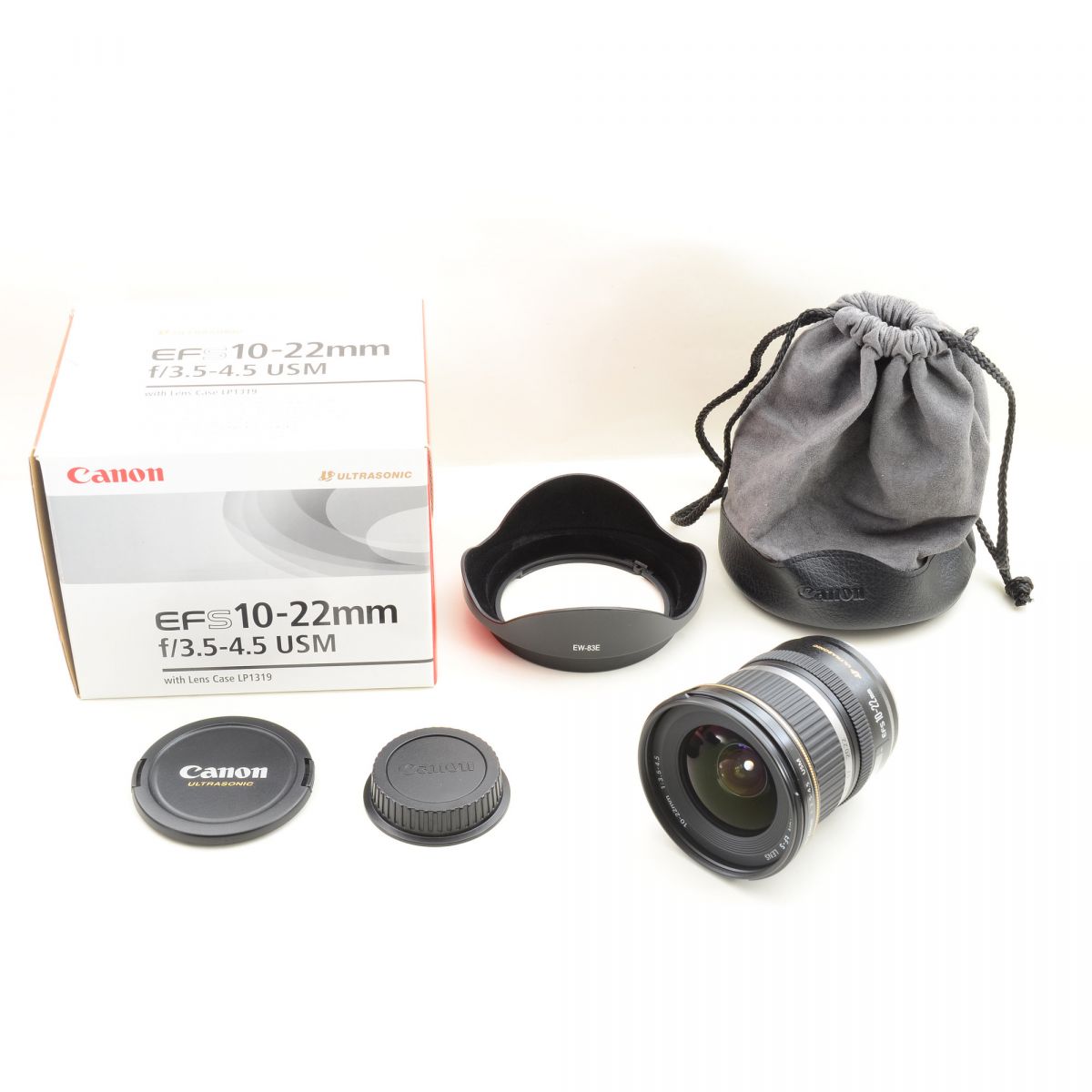 【中古】Canon EF-S 10-22mm f/3.5-4.5 USM フード付 元箱 ズームレンズ キヤノン