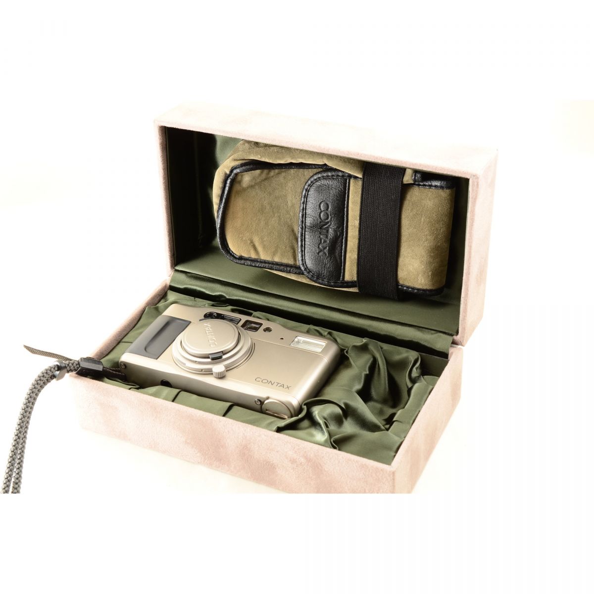 【中古】Contax TVS 35mm フィルムカメラ ケース付 コンタックス