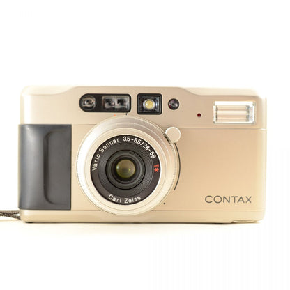 【中古】Contax TVS 35mm フィルムカメラ ケース付 コンタックス