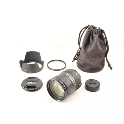 【中古】Nikon AF-S DX 18-200mm f/3.5-5.6G ED VR II フード付 ズームレンズ ニコン
