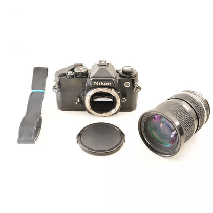 【中古】Nikon FE ブラック フィルムカメラ Ai 35-70mm F3.5 ズームレンズ セット ニコン