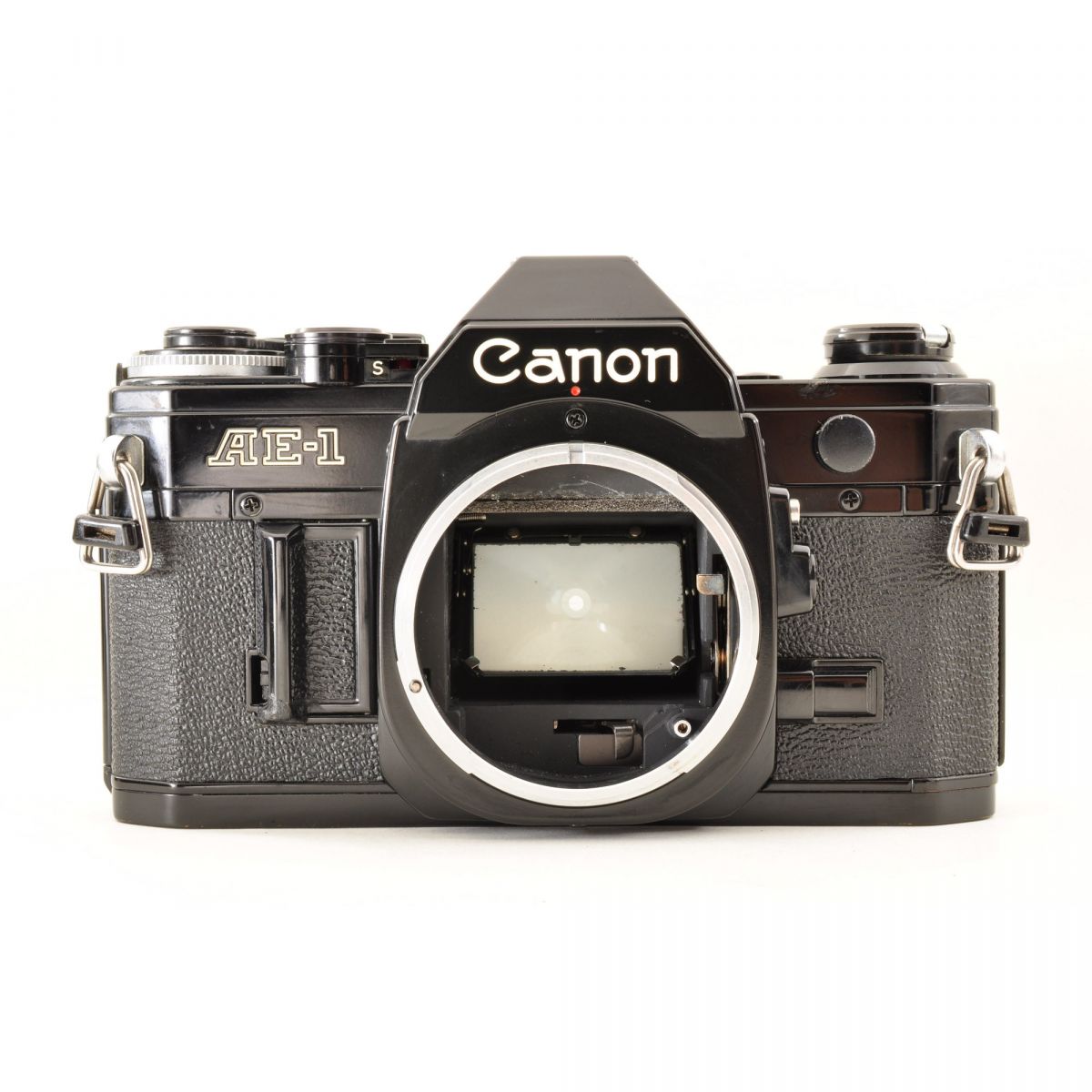 【中古】Canon AE-1 ブラック New FD 50mm f/1.4 フィルムカメラ レンズセット 一眼レフ キヤノン