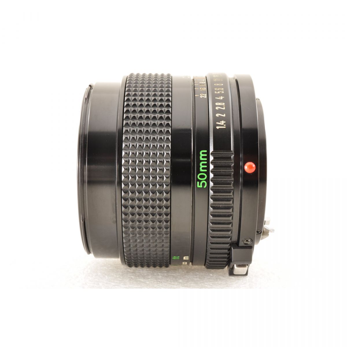 【中古】Canon AE-1 ブラック New FD 50mm f/1.4 フィルムカメラ レンズセット 一眼レフ キヤノン