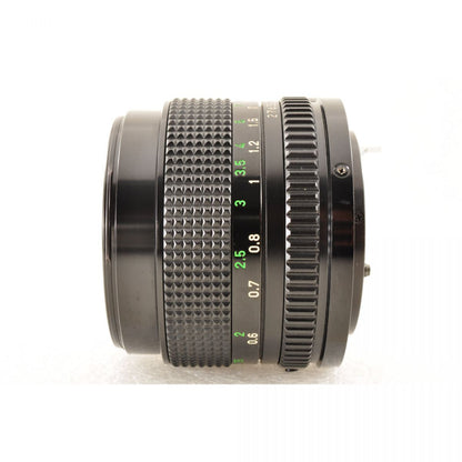【中古】Canon AE-1 ブラック New FD 50mm f/1.4 フィルムカメラ レンズセット 一眼レフ キヤノン