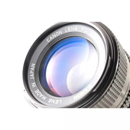 【中古】Canon AE-1 ブラック New FD 50mm f/1.4 フィルムカメラ レンズセット 一眼レフ キヤノン
