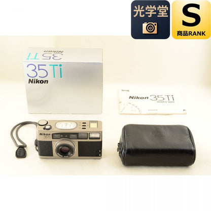 【中古】Nikon 35Ti 35mm コンパクトフィルムカメラ 元箱 ケース付 ニコン S/N:US4021876