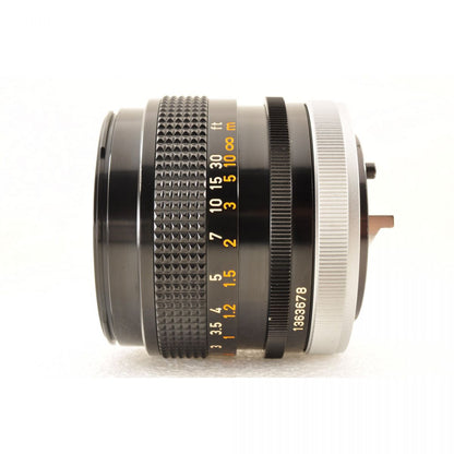 【中古】Canon EF 一眼レフ フィルムカメラ FD 50mm f/1.4 S.S.C. キヤノン セット S/N:317871
