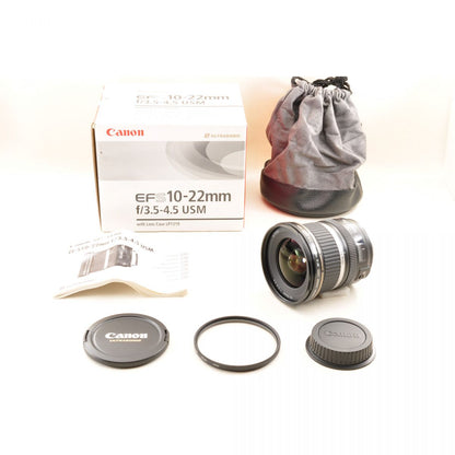 【中古】Canon EF-S 10-22mm F3.5-4.5 USM ズーム カメラレンズ 交換レンズ キヤノン S/N:27303067