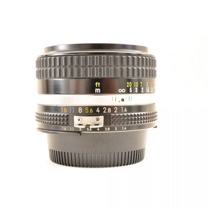 【中古】Nikon Ai-S NIKKOR 50mm F1.4 単焦点 カメラレンズ 交換レンズ ニコン S/N:5272814
