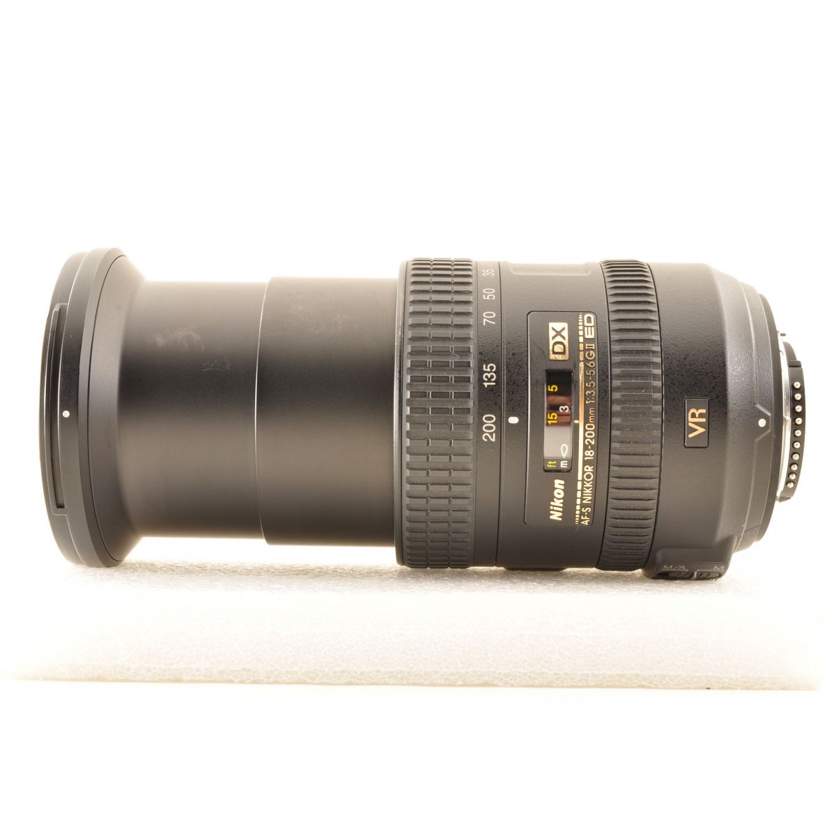 【中古】Nikon AF-S DX 18-200mm f3.5-5.6 G ED VR II フード ズーム カメラレンズ 交換レンズ ニコン S/N:42241395