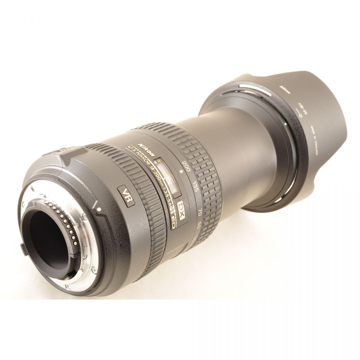 【中古】Nikon AF-S DX 18-200mm f3.5-5.6 G ED VR II フード ズーム カメラレンズ 交換レンズ ニコン S/N:42241395