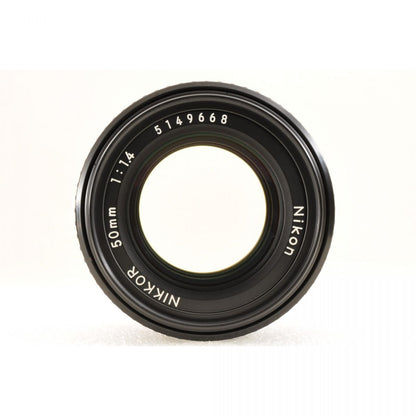 【中古】Nikon Ai-S NIKKOR 50mm F1.4 単焦点 カメラレンズ 交換レンズ ニコン S/N:5149668