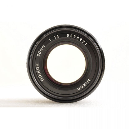 【中古】Nikon Ai-S NIKKOR 50mm F1.4 単焦点 カメラレンズ 交換レンズ ニコン S/N:5278921
