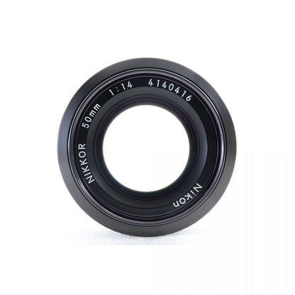 【中古】Nikon FM シルバー 一眼レフ フィルムカメラ Ai NIKKOR 50mm f/1.4 ニコン セット S/N:2255951