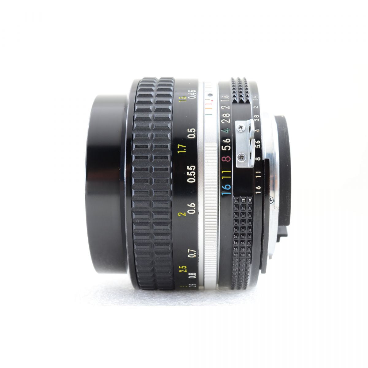 【中古】Nikon FM シルバー 一眼レフ フィルムカメラ Ai NIKKOR 50mm f/1.4 ニコン セット S/N:2255951