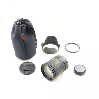 【中古】Nikon AF-S DX 18-200mm F3.5-5.6G ED VR ズーム カメラレンズ 交換レンズ フード ニコン S/N:2905497