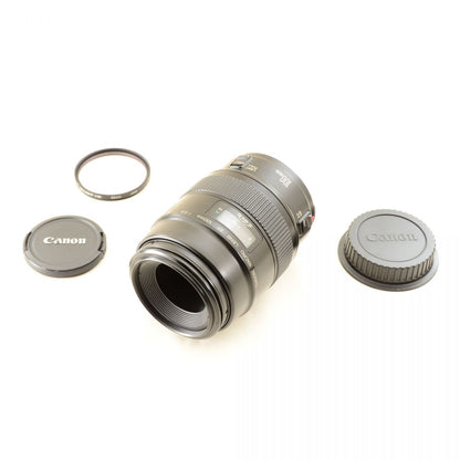 【中古】Canon EF 100mm F2.8 Macro 単焦点 カメラレンズ 交換レンズ キャノン S/N:1301841N