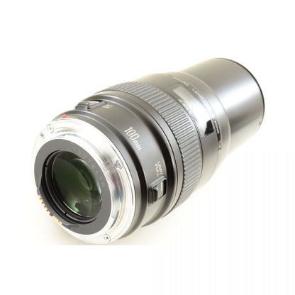 【中古】Canon EF 100mm F2.8 Macro 単焦点 カメラレンズ 交換レンズ キャノン S/N:1301841N