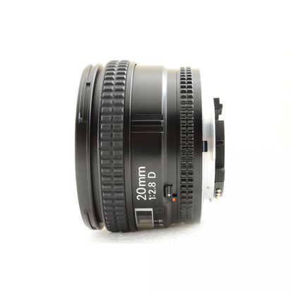 【中古】Nikon AF NIKKOR 20mm F2.8D 単焦点 カメラレンズ 超広角 交換レンズ ニコン S/N:504208