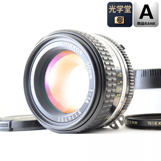【中古】Nikon Ai-S NIKKOR 50mm F1.4 単焦点 カメラレンズ 交換レンズ ニコン S/N:5114752