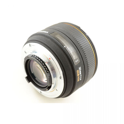 【中古】SIGMA 30mm F1.4 EX DC HSM 単焦点 カメラレンズ 交換レンズ ニコン用 シグマ S/N:2066248